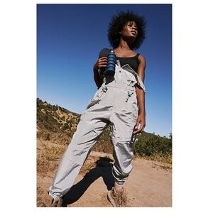 Free People Movement Chaparral Convertible Hike Or Ski Gray Jumpsuit
